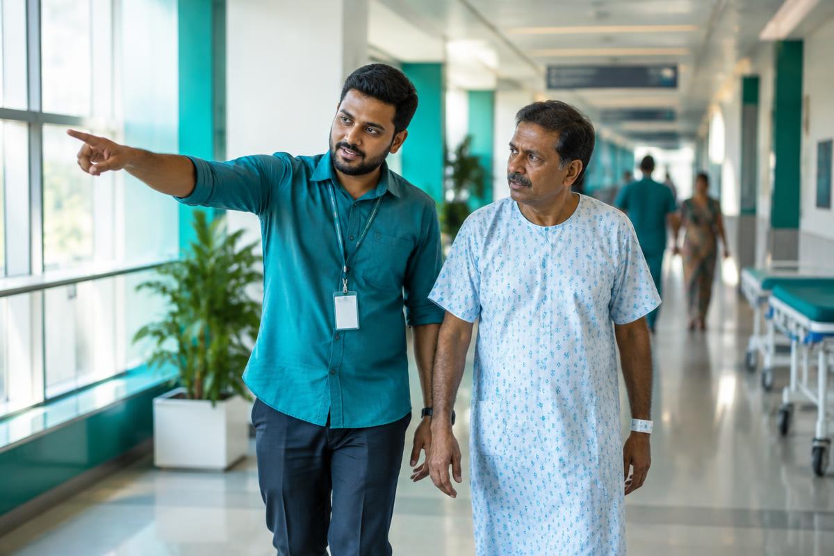 Help navigate the hospital